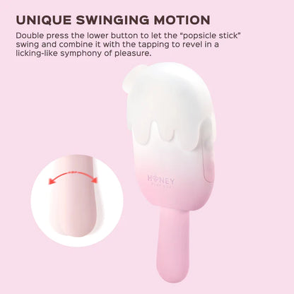 Bite Me - Sucking Tapping & Vibrating Cream Pop Clit Stimulator
